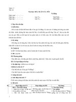 GIÁO ÁN NGỮ VĂN 7 TUẦN 17