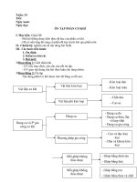 GIÁO ÁN CÔNG NGHỆ 8 PHẦN ÔN TẬP TỪ TUẦN 24 ĐẾN TUẦN 27