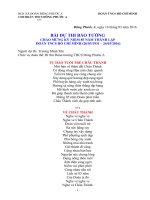 Bài viết báo tường về đoàn 26 03