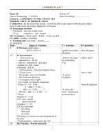 GIÁO ÁN TIẾNG ANH 7 BÀI 9 ĐẾN BÀI 11