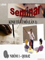 seminar kinh tế vĩ mô  chỉ tiêu CPI, phương pháp tính CPI