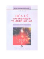 Giáo trình Hóa lý cấu tạo phân tử và liên kết hóa học- Phần 1