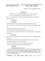 KẾ HOẠCH ĐỔI MỚI PHƯƠNG PHÁP DẠY HỌC MÔN TOÁN 6 8