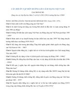 CÂU HỎI ÔN TẬP MÔN ĐƯỜNG LỐI CÁCH MẠNG VIỆT NAM