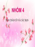 nguyên lý thống kê kinh tế chương 4