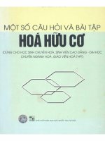 Ebook một số câu hỏi và bài tập hóa hữu cơ (in lần thứ 3)  phần 1