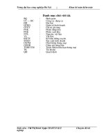 Hoàn thiện kế toán nguyên, vật liệu tại Công ty Cổ phần đầu Tư vấn giao thông 8