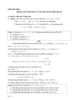 đề cương toán 20152016 .CHUYÊN ĐỀ 1.  KHẢO SÁT HÀM SỐ VÀ CÁC BÀI TOÁN LIÊN QUAN
