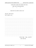 Hoàn thiện kế toán nguyên vật liệu, công cụ dụng cụ tại Cụng ty Cổ phần Tư vấn thiết kế Xây dựng Hồng Hà