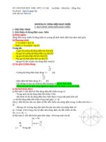 CHƯƠNG III  ĐIỆN XOAY CHIỀU RLC ( LÝ THUYẾT VẬT LÝ 12)