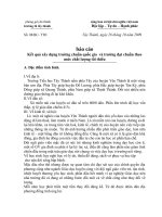 Báo cáo Kết quả xây dựng trường chuẩn quốc gia và trường đạt chuẩn theo mức chất lượng tối thiểu