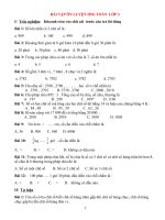 BÀI tập ôn LUYỆN HSG TOÁN  lớp 3 