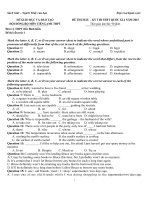 Đề thi thử THPT quốc gia môn tiếng anh trường THPT đốc binh kiều, đồng tháp năm 2016 pdf 