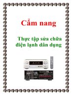cảm nang thực tập sửa chữa điện lạnh dân dụng