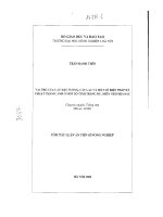 Vai trò của cây đậu tương cây lạc và một số biện pháp kỹ thuật thâm canh ở một số tỉnh trung du miền núi phía bắc 