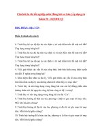 Câu hỏi ôn thi tốt nghiệp môn hàng hải cơ bản (áp dụng từ khóa 50   hệ ĐHCQ) 