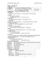 ÔN THI ĐỌC HIỂU  PHẦN LÝ THUYẾT VÀ BÀI TẬP