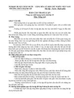 Tham luận nâng cao chất lượng tuyển sinh lớp 10 môn Tiếng Anh