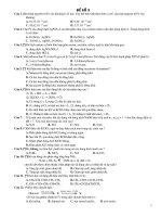 Đề thi THPTQG môn hóa 3