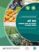 Sổ tay hướng dẫn áp dụng VietGAP GMPs   chuỗi sản xuất kinh doanh rau, quả tươi  phần 1