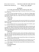 Kế hoạch tổ chức cuộc thi Olympic Tiếng Anh năm học 2014 2015