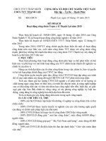 Kế hoạch hoạt động công đoàn trạm y tế năm 2015