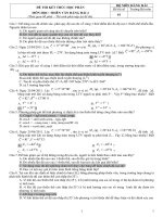 ĐỀ THI kết THÚC học PHẦN môn học THIÊN văn HÀNG hải 2 