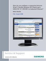 Kết nối WinCC flexible với PC qua mạng Ethernet