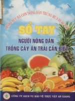 Sổ tay người nông dân trồng cây ăn trái cần biết