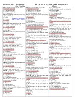 ĐỀ THI trắc nghiệm KIỂM TRA học PHẦN môn Cảm biến