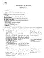 GIÁO ÁN GIÁO DỤC CÔNG DÂN LỚP 6 TỪ TUẦN 11 ĐẾN TUẦN 18