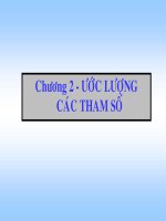 Bài giảng phương pháp nghiên cứu cây trồng   chương 2  ước lượng tham số