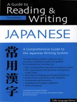 A guide to reading and writing Japanese  3rd Edition