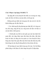 Phạm vi áp dụng COLREG 72 