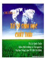Bài giảng công nghệ sinh học môi trường   chương 4  xử lý sinh học chất thải