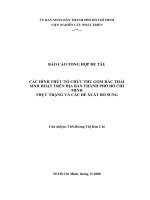 Các hình thức tổ chức thu gom rác thải