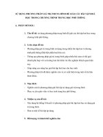 TIỂU LUẬN sử DỤNG PHƯƠNG PHÁP GIÁ TRỊ TRUNG BÌNH để GIẢI các bài tập HOÁ học TRONG CHƯƠNG TRÌNH TRUNG học PHỔ THÔNG 