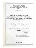 Ẩn dụ tu từ trong vài tác phẩm văn học được giảng dạy ở bậc phổ thông cơ sở dưới ánh sáng của kí hiệu học 