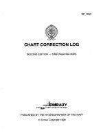 CHART CORRECTION LOG (NP133A  2nd edition)