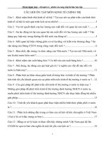 Đề cương ôn tập MÔN KINH TẾ CHÍNH TRỊ