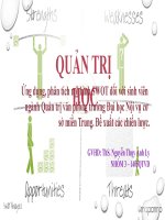 SWOT ngành quản trị văn phòng