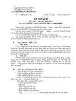 KẾ HOẠCH  TỔ CHỨC TRUNG THU 2015