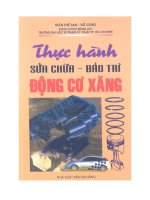Ebook thực hành sửa chữa bảo trì động cơ xăng  phần 1
