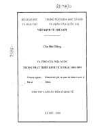 Vai trò của nhà nước trong phát triển kinh tế ở pháp 