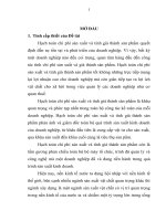 Hoàn thiện hạch toán chi phí sản xuất và tính giá thành sản phẩm xây lắp tại tổng công ty cổ phần xây dựng thanh hoá 