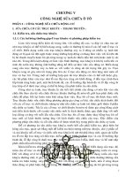 Giáo trình môn công nghệ sửa chữa ô tô