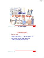 Bài giảng kỹ thuật thi công (phần 4  công tác lắp ghép)   lương hòa hiệp