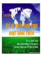 Bài giảng công nghệ sinh học môi trường   chương 2  xử lý nước thải sinh học bằng công nghệ sinh học