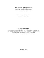 Ứng dụng PLC trong các hệ điều khiển số và truyền thông công nghiệp