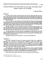 Công nghệ xử lý chất hữu cơ của rác thải sinh hoạt bằng vi sinh vật ưa nhiệt